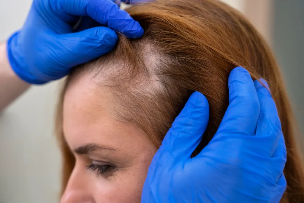 micropigmentacion capilar mujer